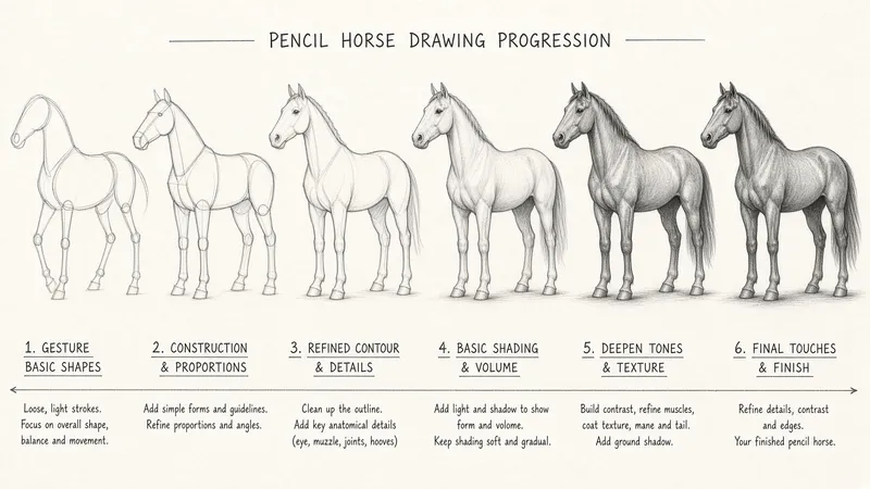 Horse drawing tutorial from xAI
