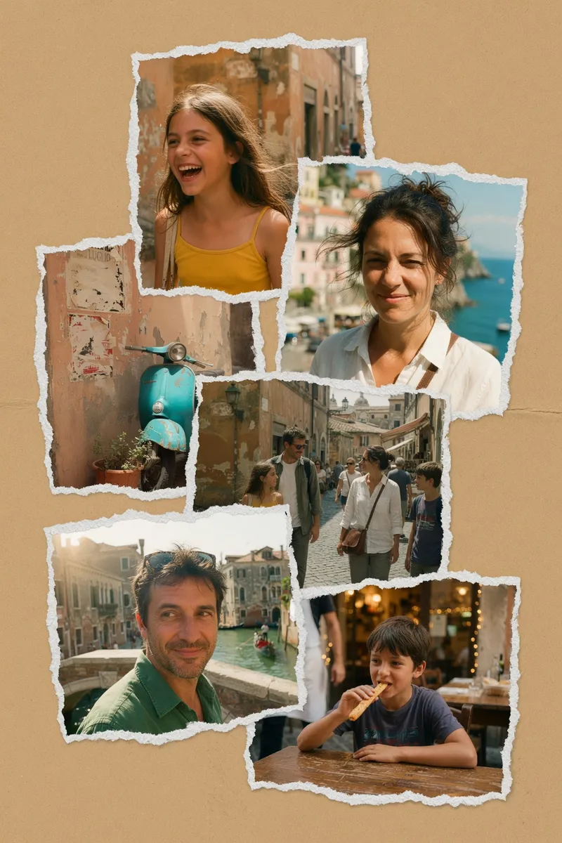 Photo collage template from xAI