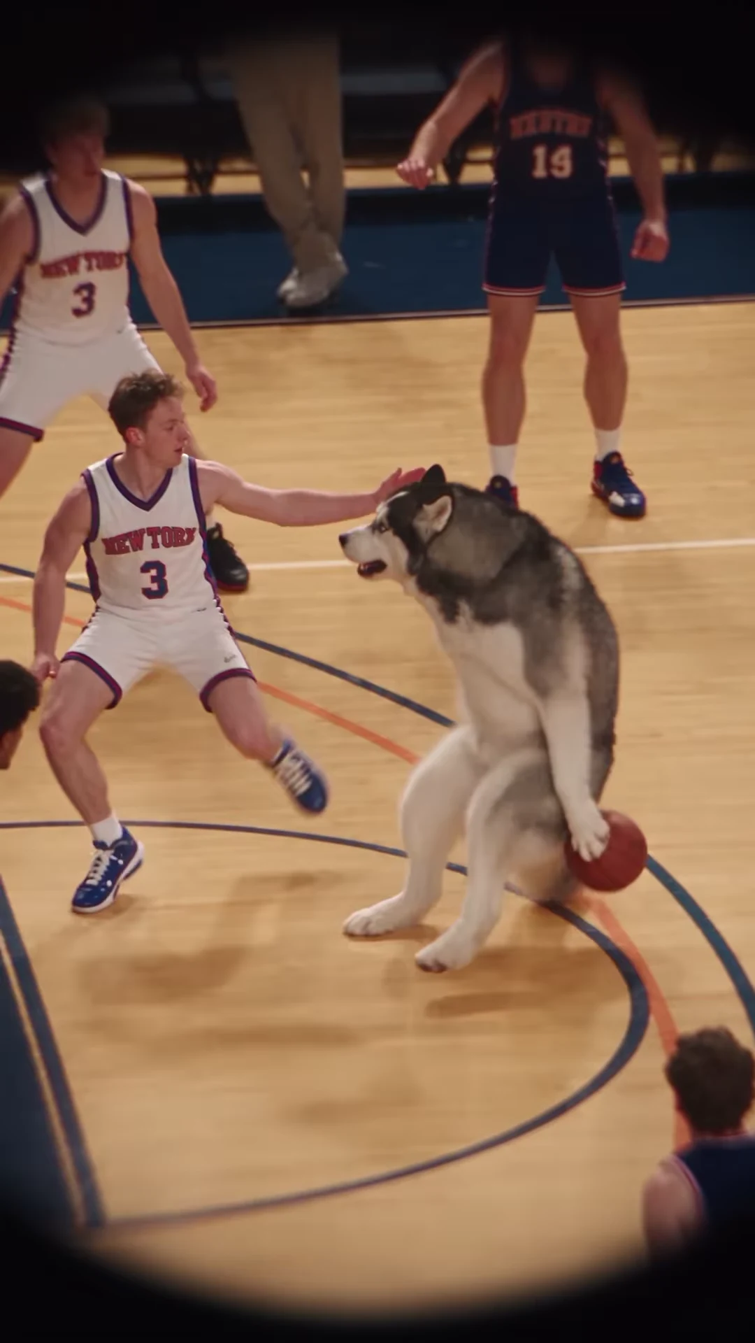The roles in the Basketball Dunk reference recreation