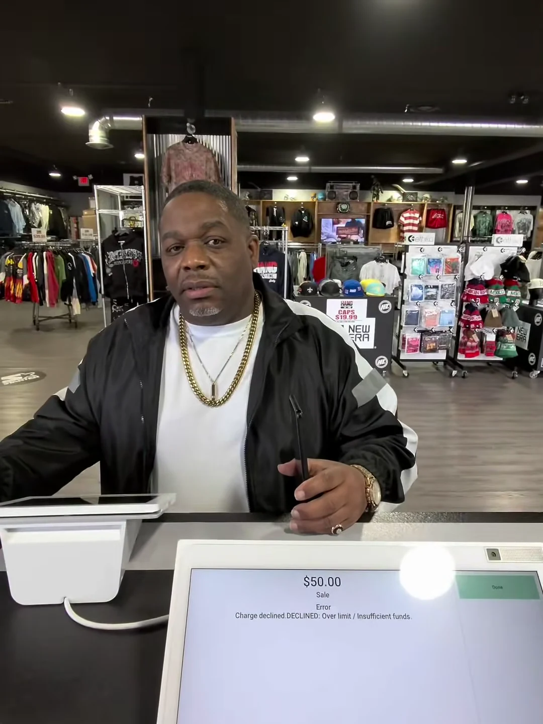 Customer in the Card Declined source video