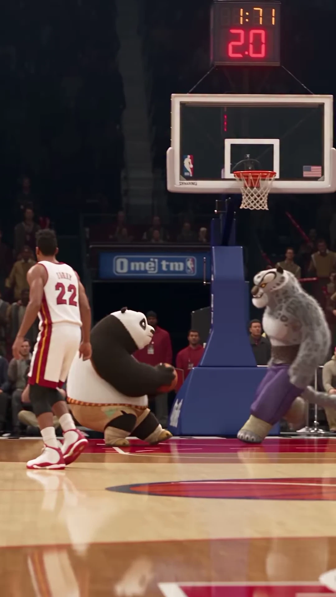 Dunker in the Poster Dunk source video