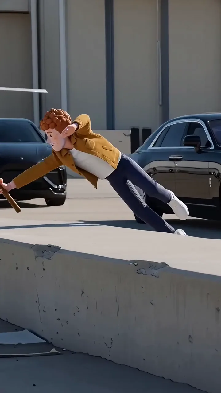 Performers in the original Runway Parkour video